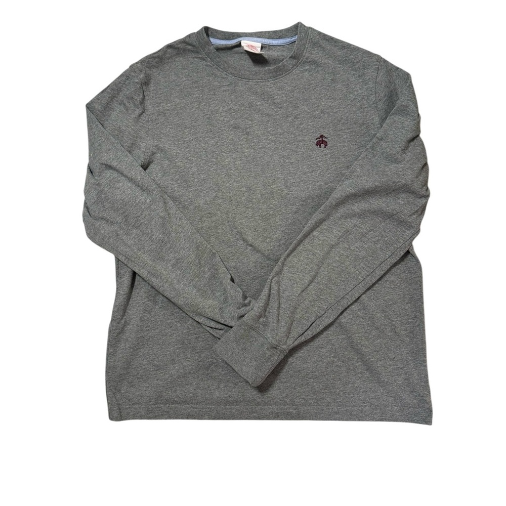 Brooks Brothers 1818 Gray Slim Fit Polo M - Picture 3 of 8